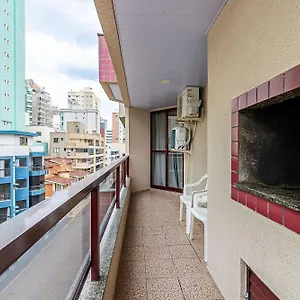 Apto Pe Na Areia Vista Mar Em Meia Evb308 Apartamento